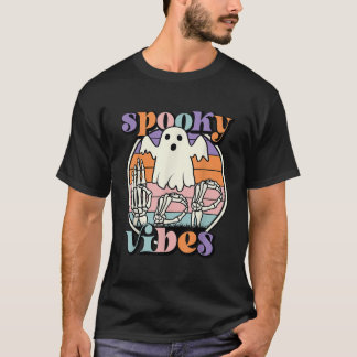 Spooky Vibes ASL Hands American Sign Language BOO  T-Shirt