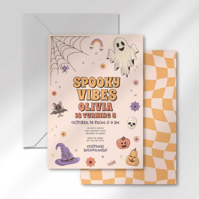 Spooky Vibes Birthday Invitation (Creator Uploaded)