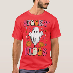 Spooky Vibes Boo Halloween T-Shirt