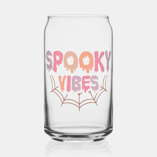 Spooky Vibes Can Glass
