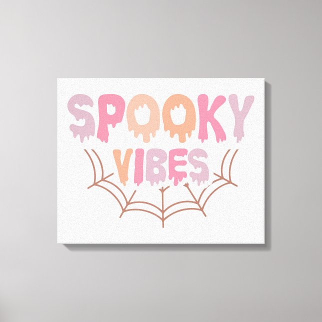 Spooky Vibes Canvas Print (Front)