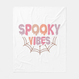 Spooky Vibes Fleece Blanket