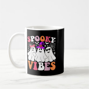 Spooky Vibes Funny Ghost Halloween Costume Coffee Mug
