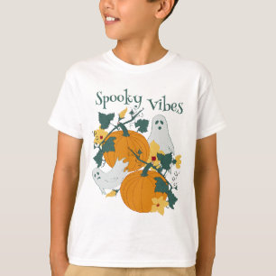 Spooky Vibes - Ghosts and Pumpkins T-Shirt