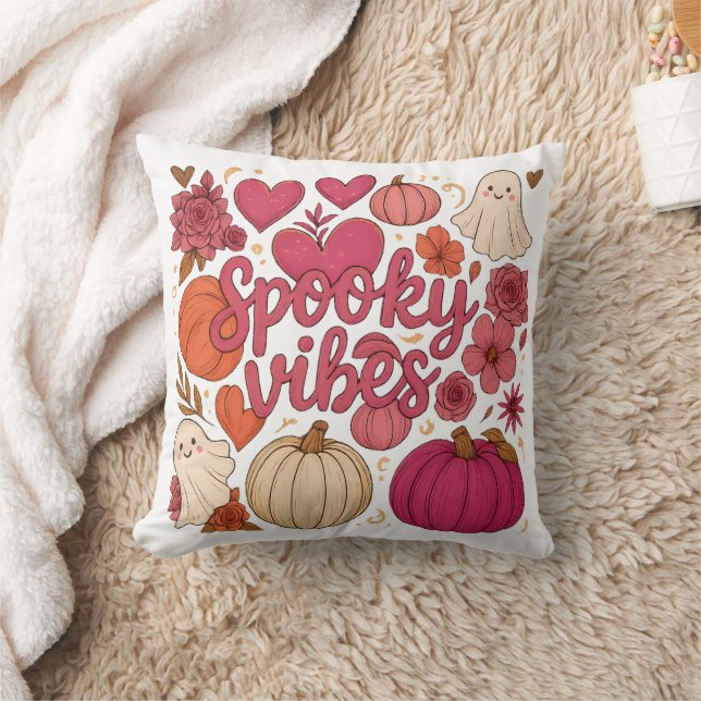 Spooky Vibes - Halloween  Cushion (Blanket)