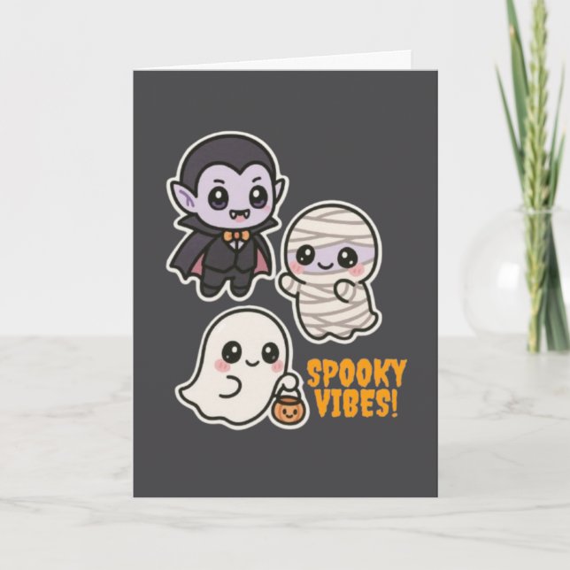 Spooky Vibes Holiday Card (Front)