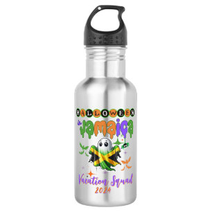 Spooky Vibes in Jamaica  Tropical Halloween Fun 532 Ml Water Bottle