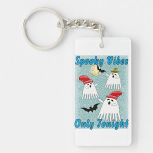 spooky vibes key ring