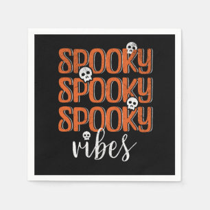 Spooky vibes napkin