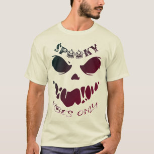 Spooky Vibes Only-Halloween Monster T-Shirt