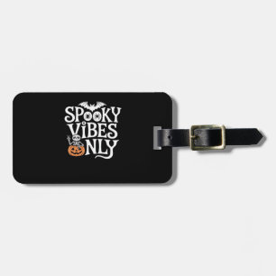 Spooky Vibes Only Halloween Sloth Oversized T-Shir Luggage Tag