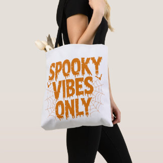 Spooky Vibes Only Halloween Tote Bag