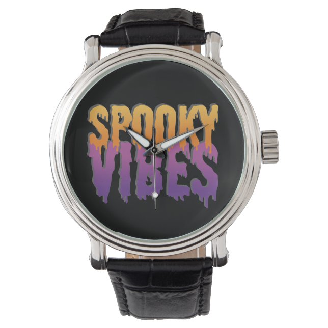 Spooky Vibes Reese's Peanut Butter Cups Breath Sav Watch (Front)