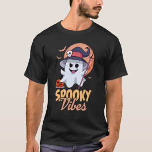 Spooky Vibes Retro 60s Halloween Costume Essential T-Shirt