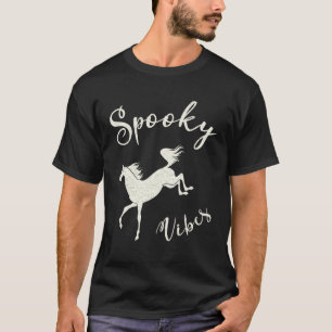 Spooky Vibes Spooking Horse Halloween Horse T-Shirt