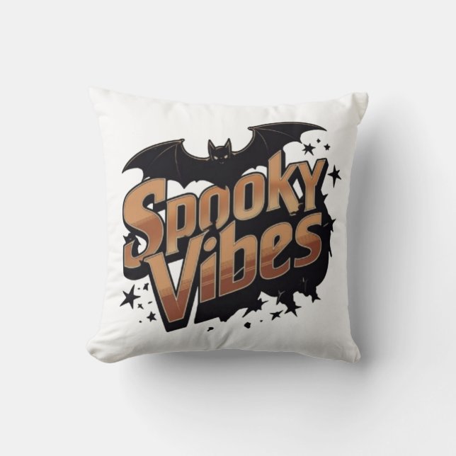 Spooky Vibes Tee Cushion (Front)