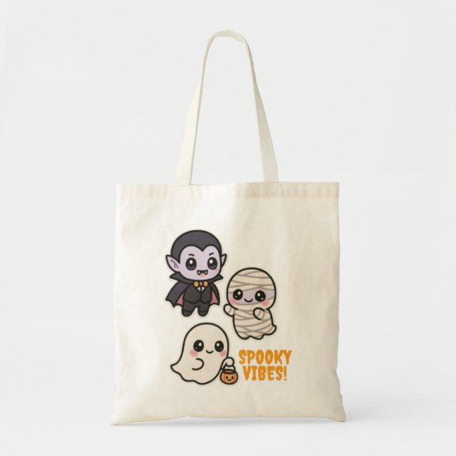 Spooky Vibes Tote Bag (Front)