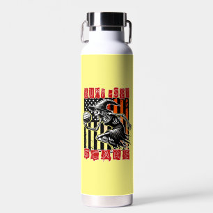 Spooky Volleyball: Bump Set Scare Designs Water Bottle