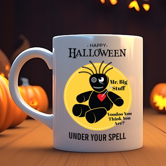 Spooky Voodoo Doll Halloween Coffee Mug (Creator Uploaded)
