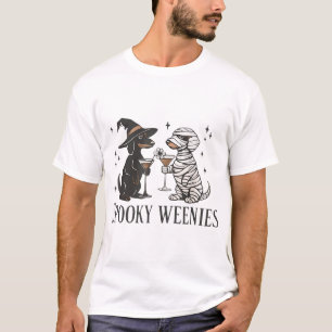  Spooky Weenies Halloween Dachshund Spooky Season T-Shirt