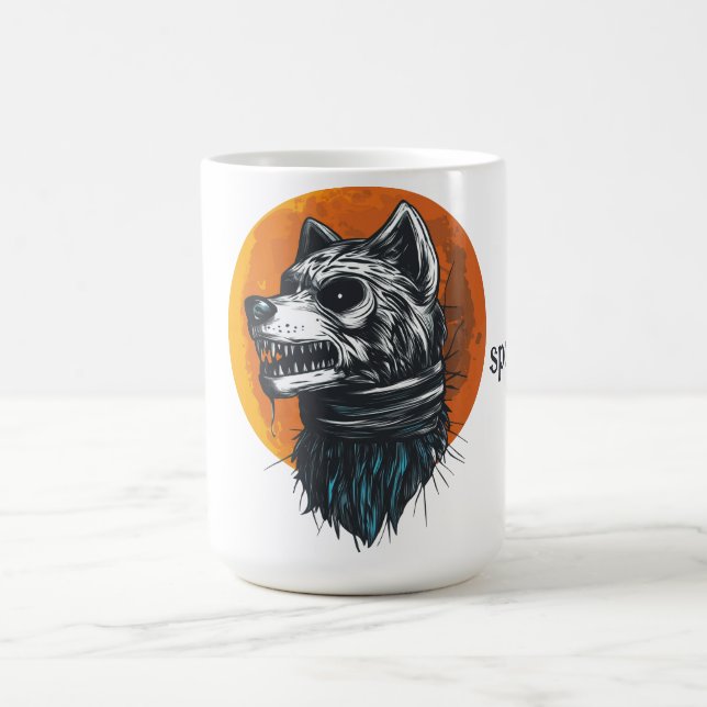Spooky Werewolf Coffee Mug (Center)