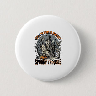 Spooky Winged Monkeys Haunted Halloween Shirt_1 6 Cm Round Badge