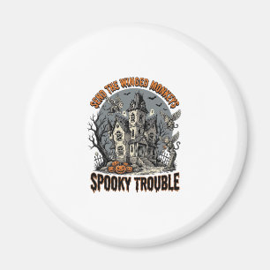 Spooky Winged Monkeys Haunted Halloween Shirt_1 Magnet