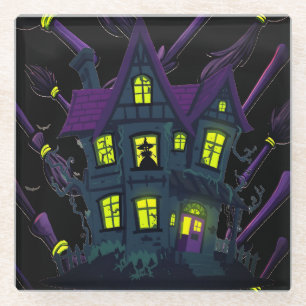 Spooky Witch Coasters Halloween Creepy coaster