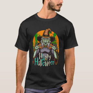 Spooky Witch Funny Halloween Scary Witch Halloween T-Shirt