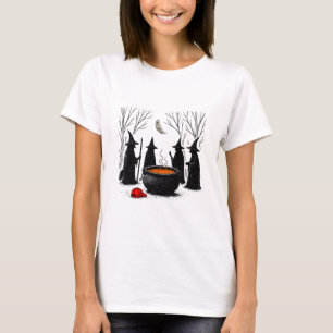 Spooky Witch Halloween Anti Trump Feminist Women R T-Shirt