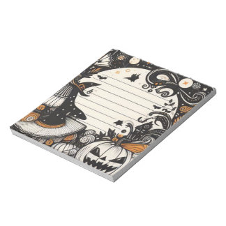 Spooky Witch Halloween Notepad