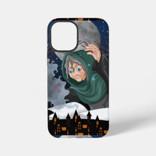 Spooky Witch & Haunted House Halloween🌙 iPhone 12 Mini Case
