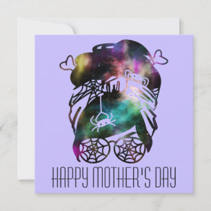 Spooky Witch Mother's Day Creepy Mum Holiday Card