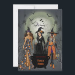 Spooky Witches Halloween Party  Invitation<br><div class="desc">Spooky Witches Halloween Party Party 30Th Birthday. Your Halloween birthday Party only happens once a year, so let’s celebrate in style. this funny Halloween design is an excellent choice for you, Calling All Witches is a beautifully crafted whimsical Halloween Birthday Invitation in landscape form featuring 3 witches making a brew...</div>