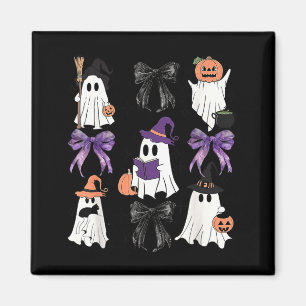 Spooky Witchy Boo Ghost Coqueet Pumkin Black Cat Magnet