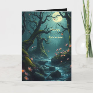 Spooky Woods for Halloween Card