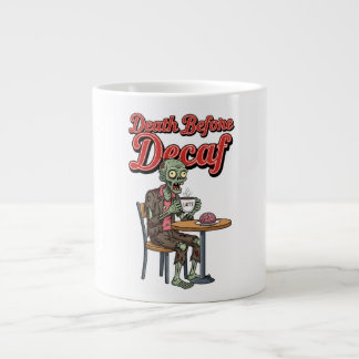 Spooky Zombie Coffee Lover Halloween Large Coffee Mug