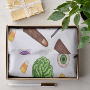 Spooky Zombie Halloween Fun Tissue Paper