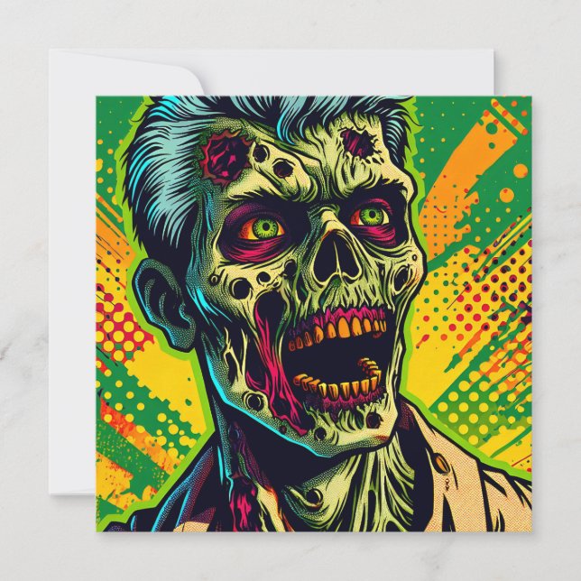 Spooky Zombie Halloween Party (Front)