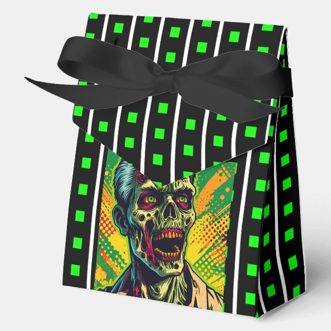 Spooky Zombie Halloween Party Favour Box (Front)