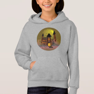 SpookyHalloween witch house and vampires castle