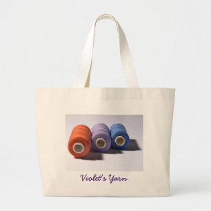Spools of Thread Personalised Jumbo Tote Bag