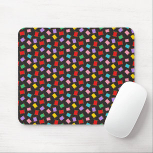 Spools Sewing Threads Black Dressmaker Seamstress Mouse Mat