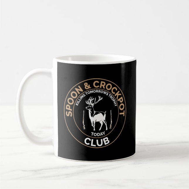 Spoon And Crockpot Club Killing Tomorrows Trophy T Coffee Mug (Left)