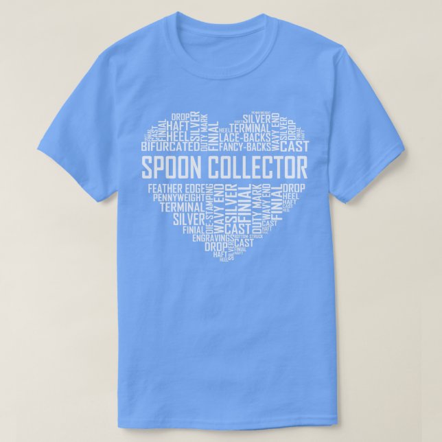 Spoon Collector Heart T-Shirt (Design Front)