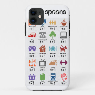 spoon counter iPhone 11 case