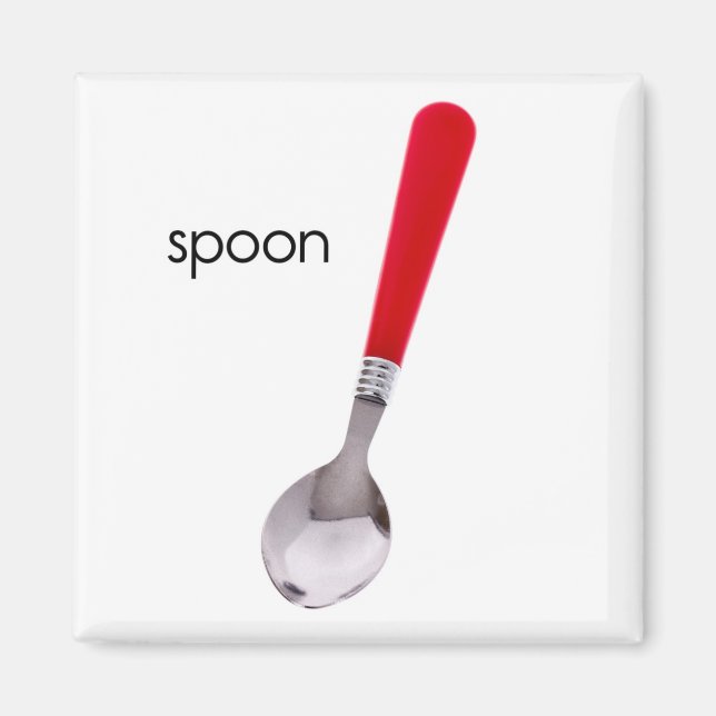 Spoon Refrigerator Magnet (Front)