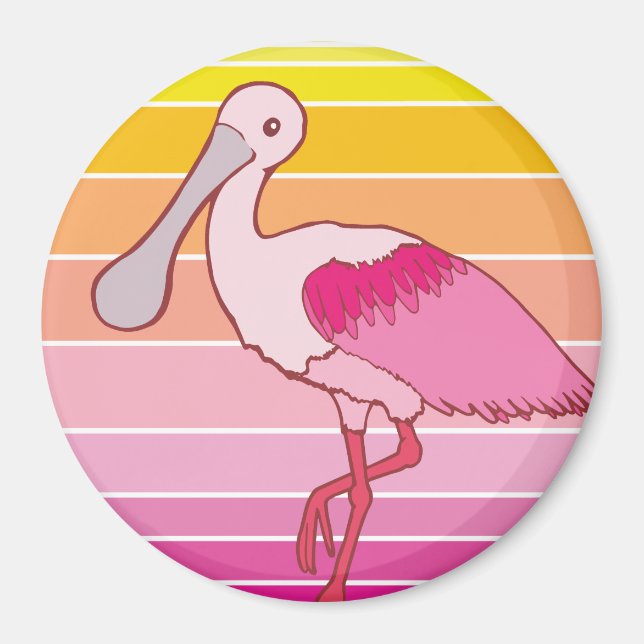 Spoonbill Magnet (Front)