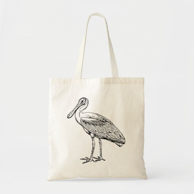 Spoonbill Tote Bag (Front)