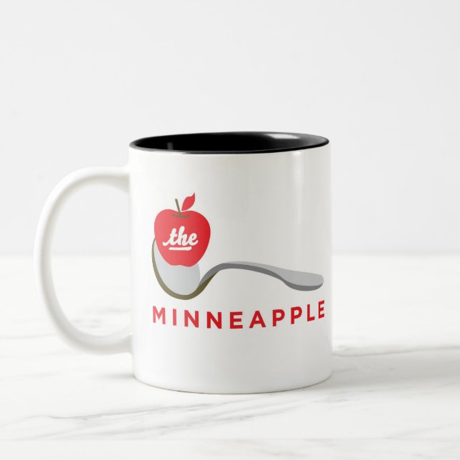 Spoonbridge and Minneapple Coffee Mug (Left)